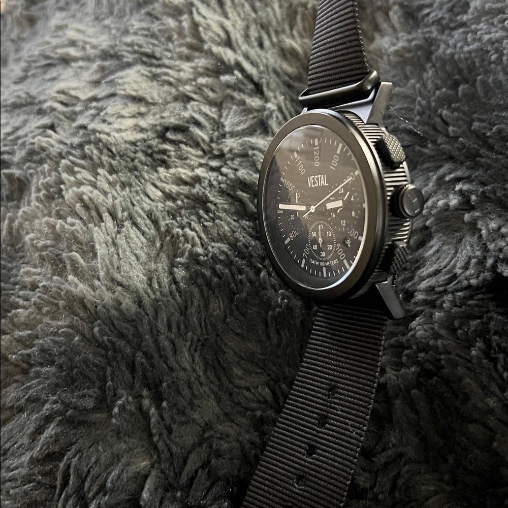Vestal Matte Black surf Watch Chronograph - Picture 2 of 5